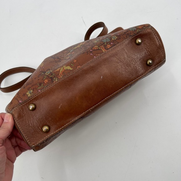 Vintage Y2K Rina Rich Horsebit Purse Snaffle Bit Gucci Baguette Studded Brown - Picture 5 of 9